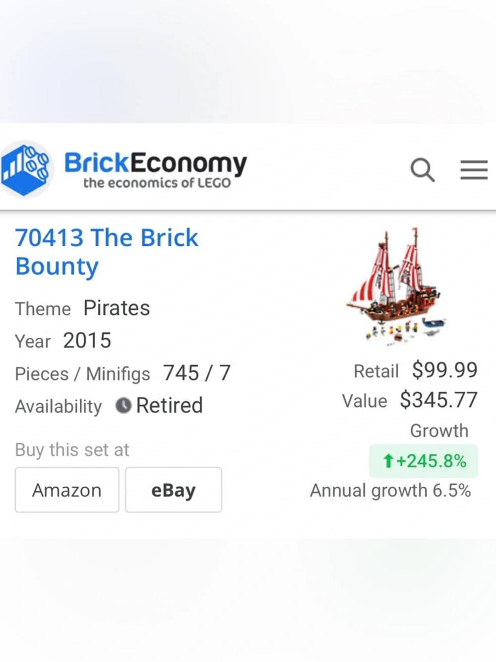LEGO #70413 The Brick Bounty - Picture 16 of 16